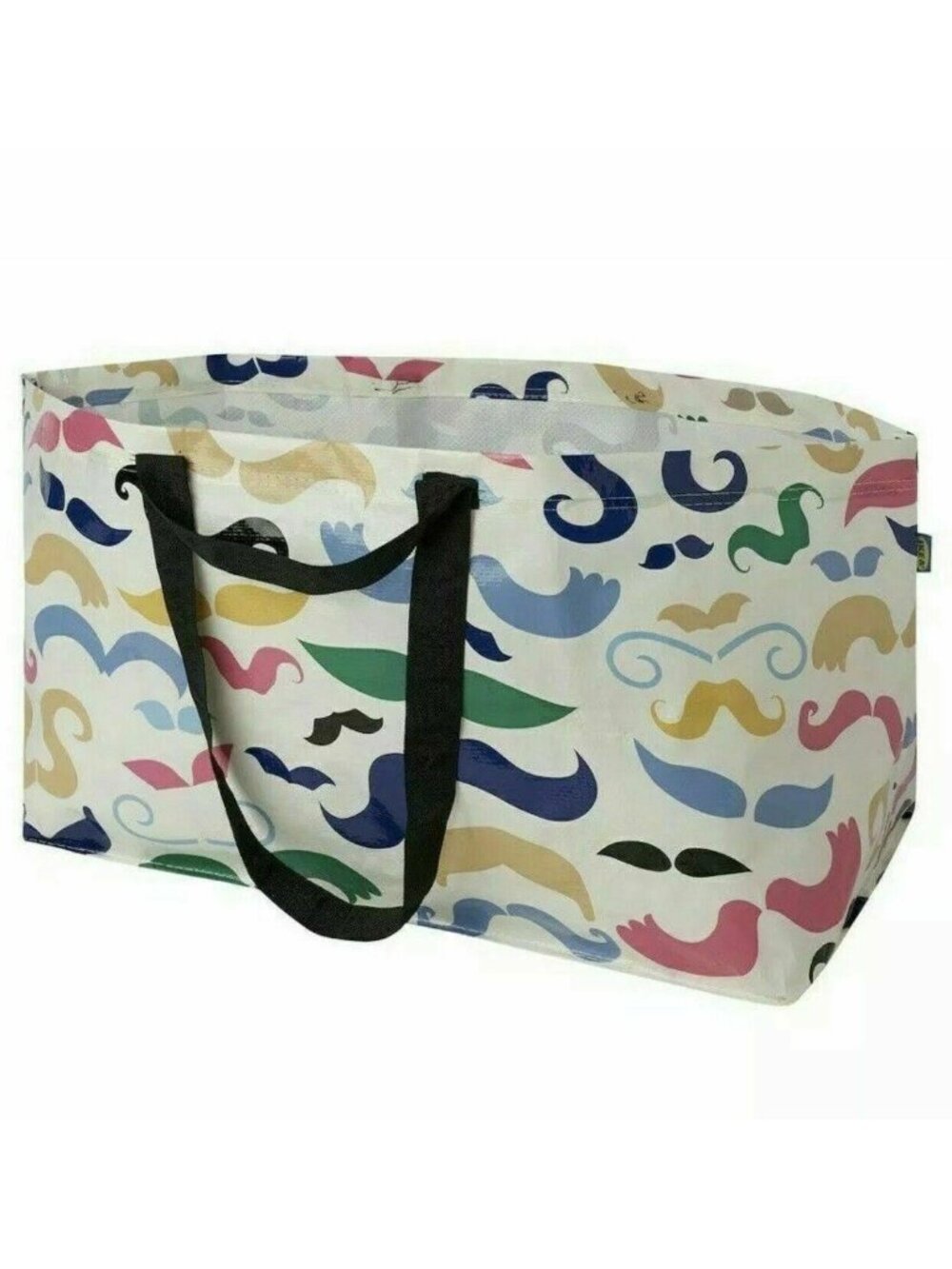 2 IKEA Mustache 19 Gallon Frakta Storage Bags Laundry Shopping Banglig Tote